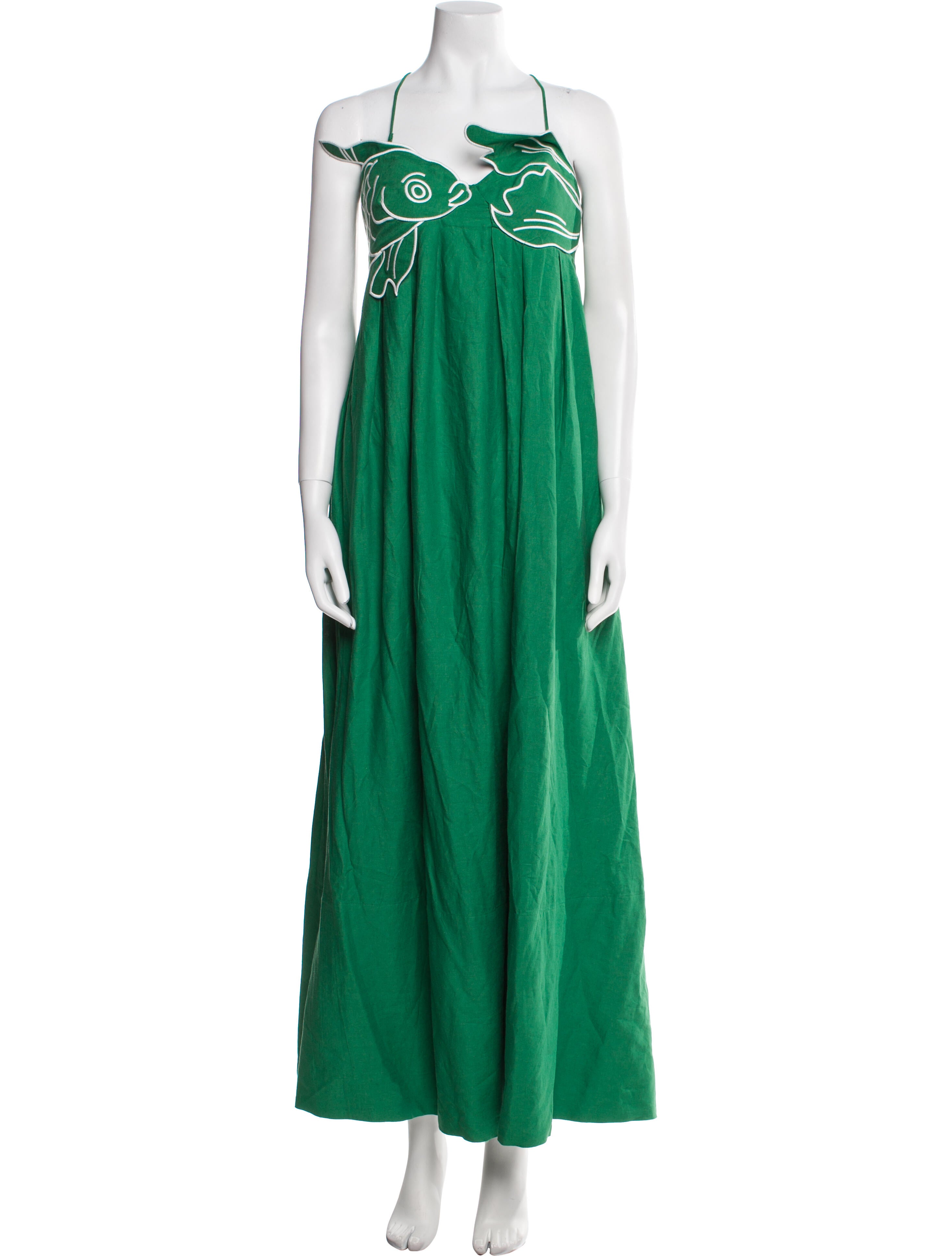 Farm Rio Linen Long Dress w/ Tags