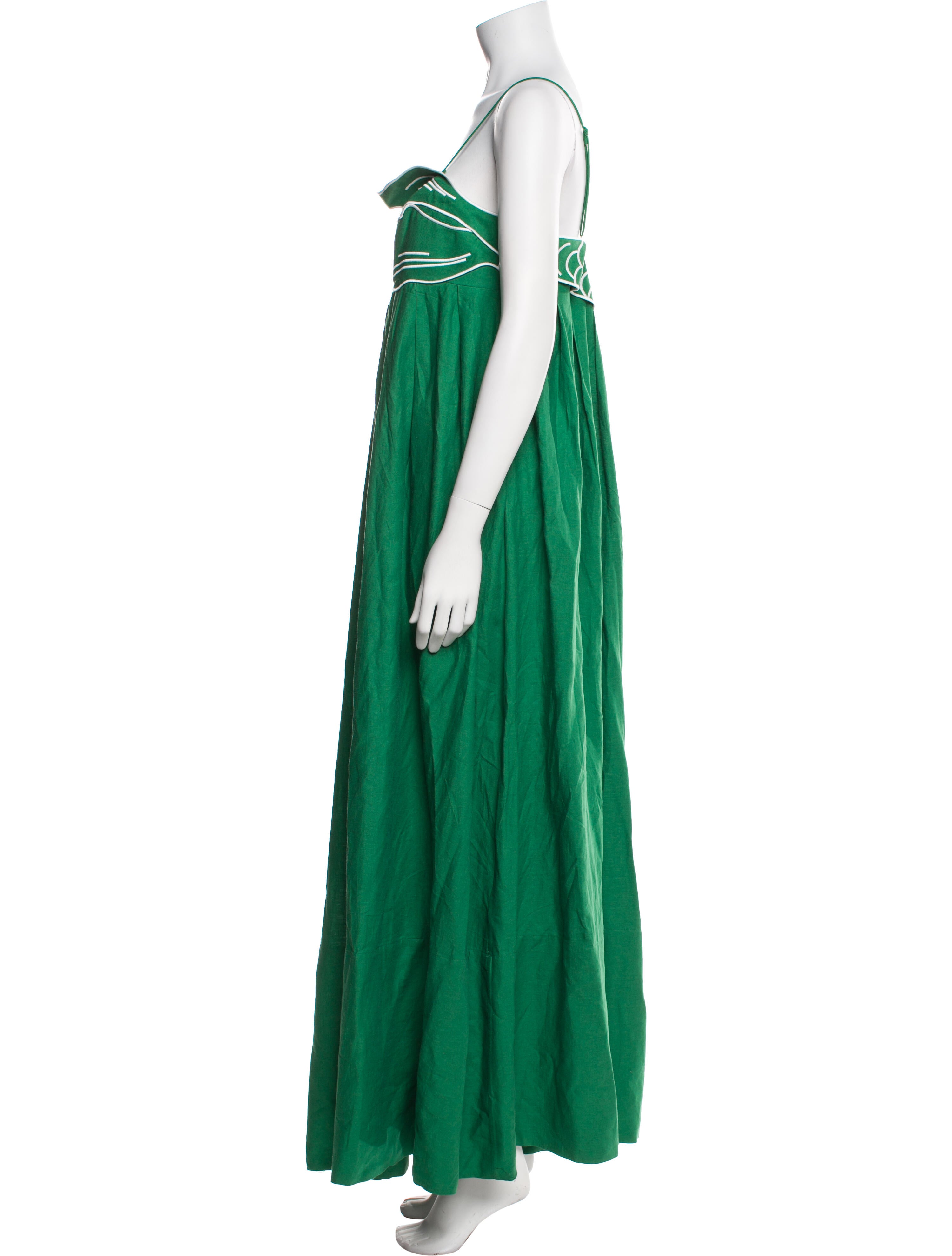 Farm Rio Linen Long Dress w/ Tags