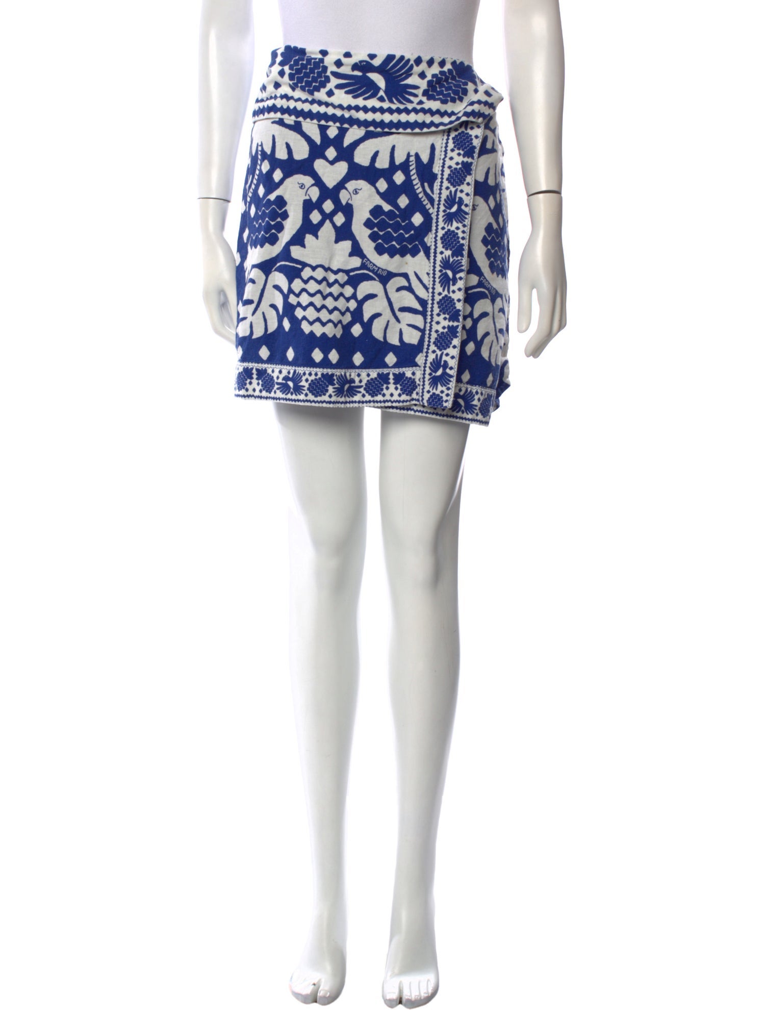 Farm Rio Printed Mini Skirt