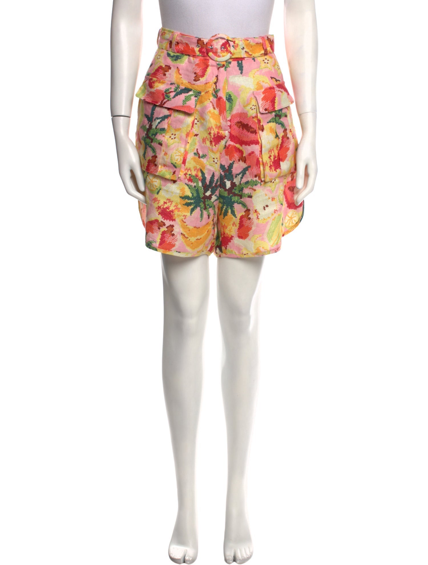 Farm Rio Linen Mini Shorts