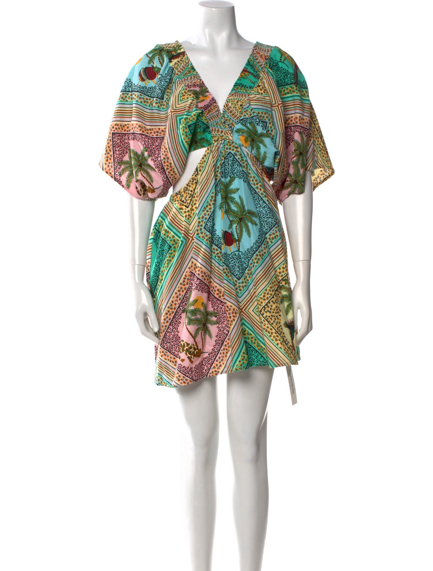 Farm Rio Linen Mini Dress