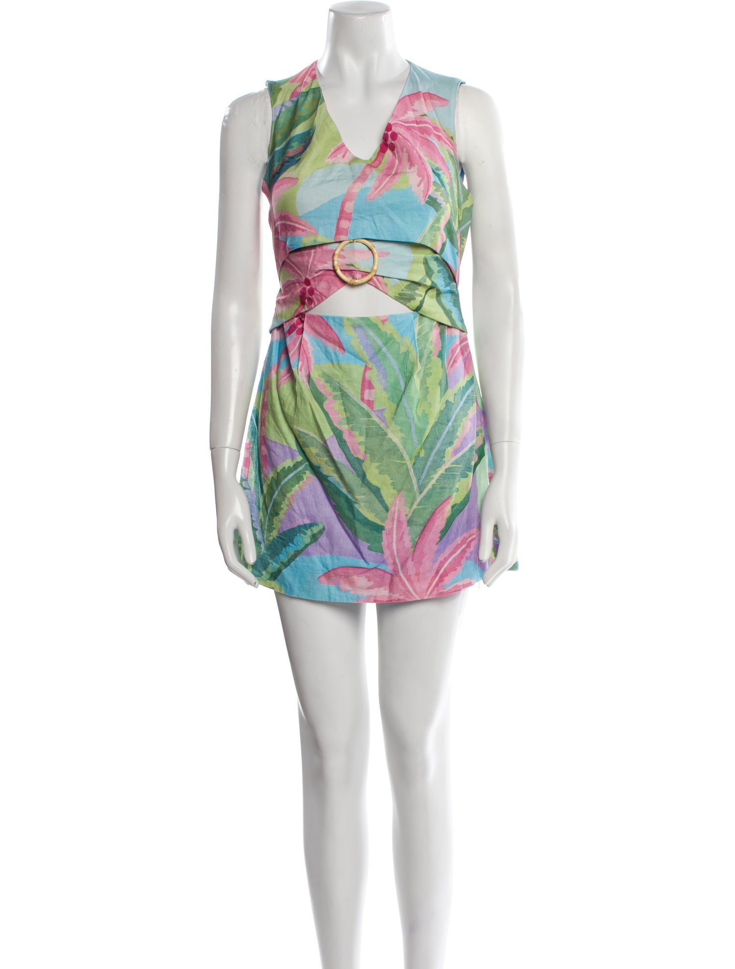 Farm Rio Printed Mini Dress