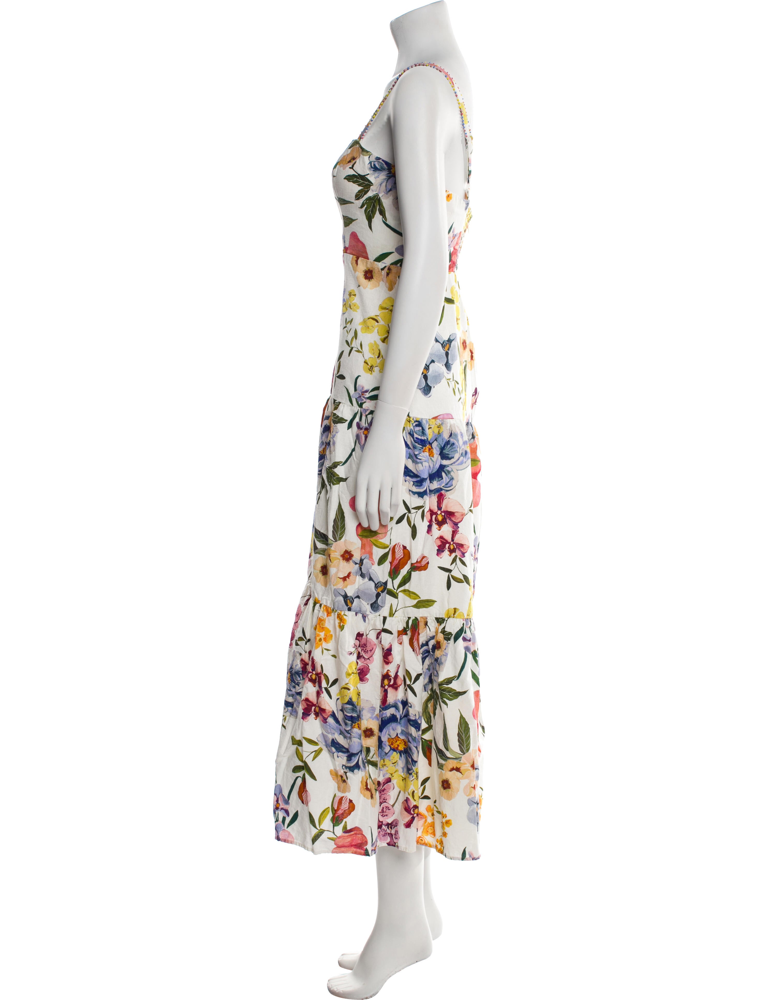 Farm Rio Linen Long Dress