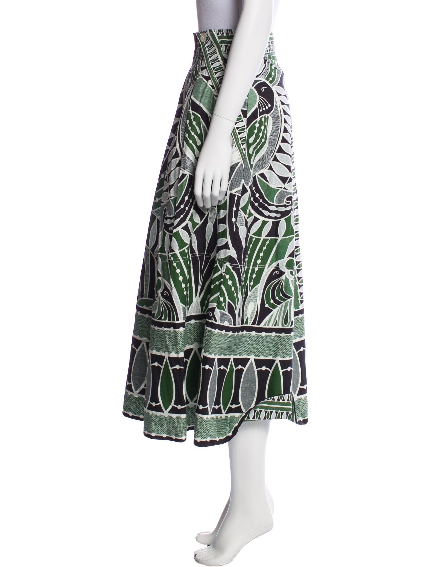 Farm Rio Printed Midi Length Skirt w/ Tags