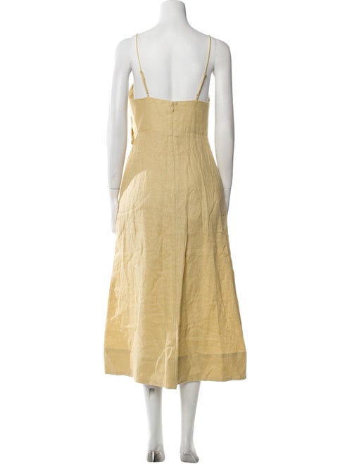 Farm Rio Linen Midi Length Dress