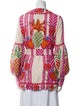 Farm Rio Printed Embroidered Accent Robe
