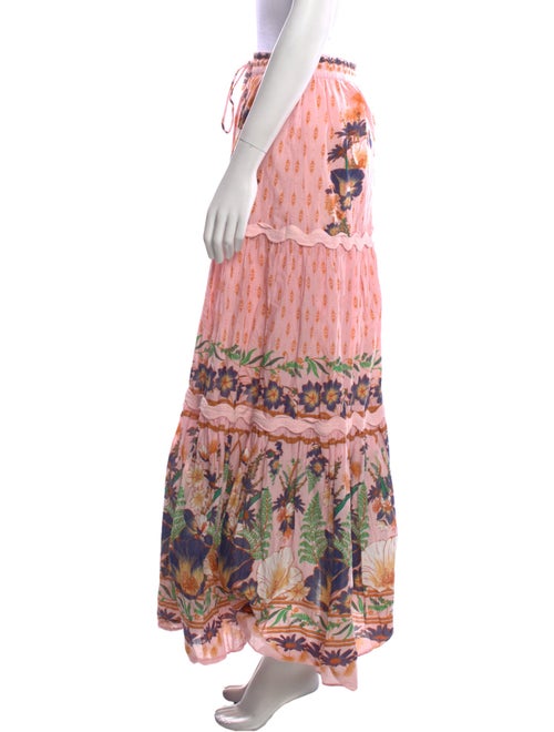 Farm Rio Floral Print Long Skirt