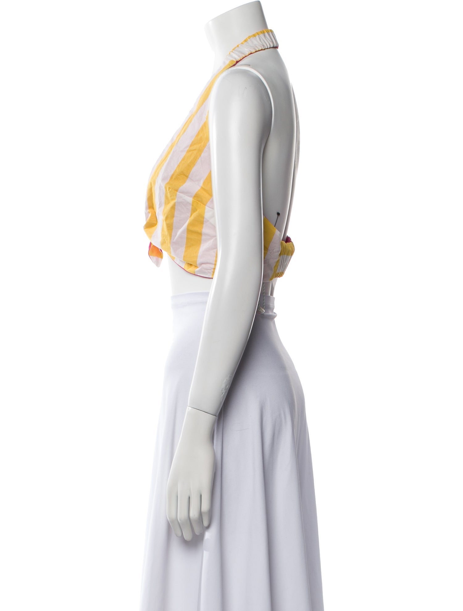 Farm Rio Printed Halterneck Crop Top