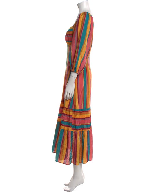 Farm Rio Striped Long Dress