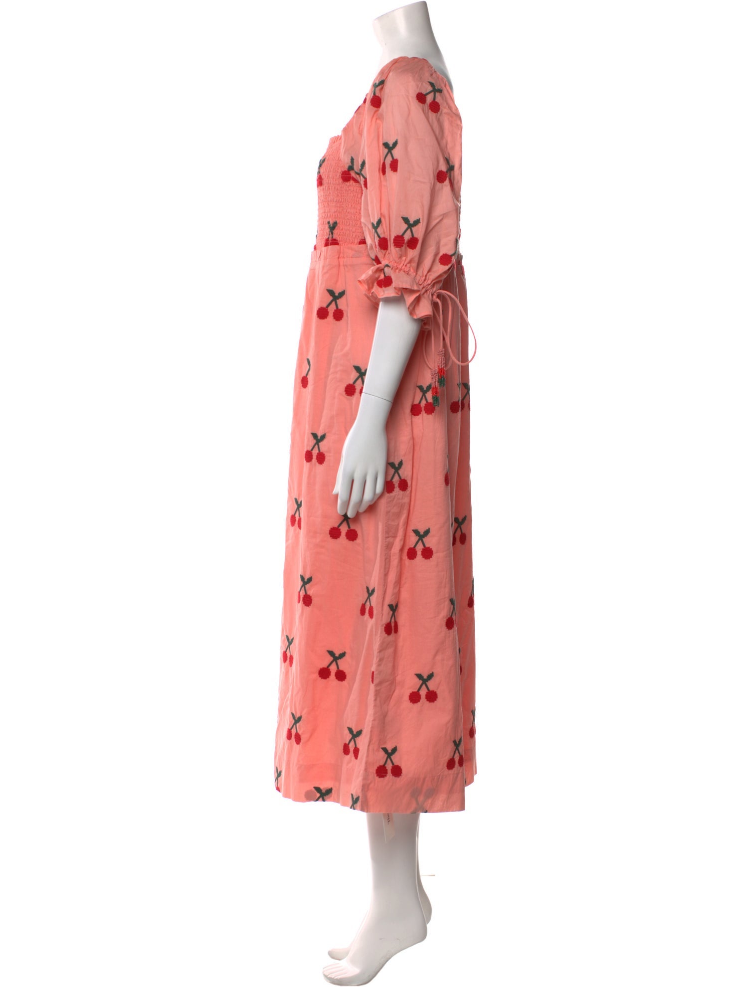 Farm Rio Floral Print Midi Length Dress