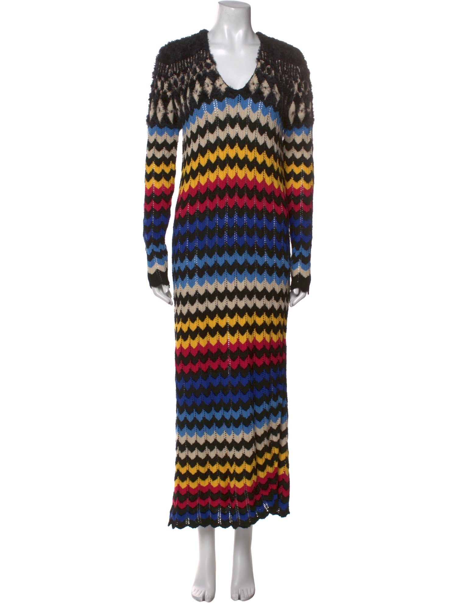 Farm Rio Striped Long Dress