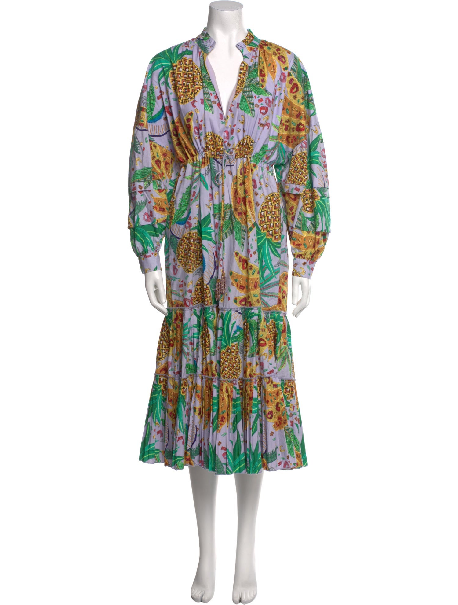 Farm Rio Printed Long Dress