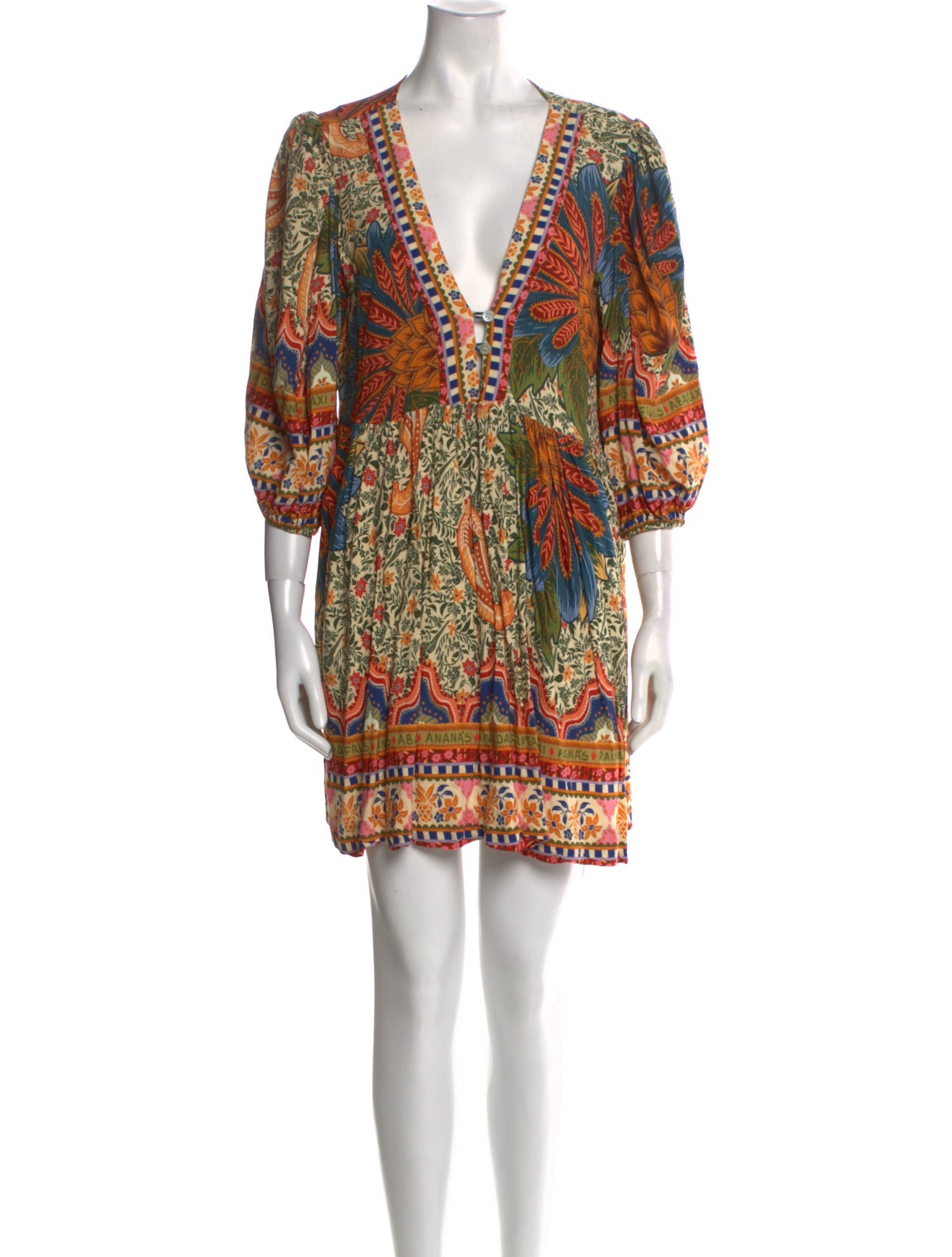 Farm Rio Printed Mini Dress