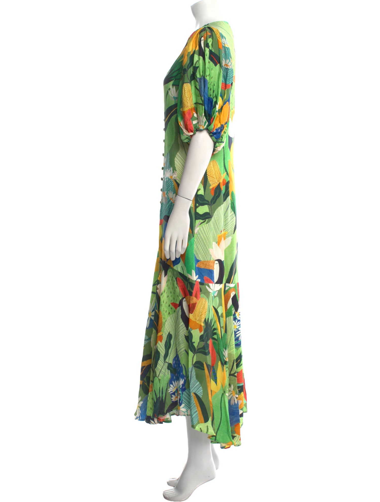 Farm Rio Printed Long Dress