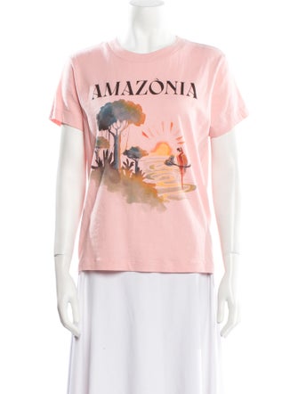 Farm Rio Graphic Print Crew Neck T-Shirt