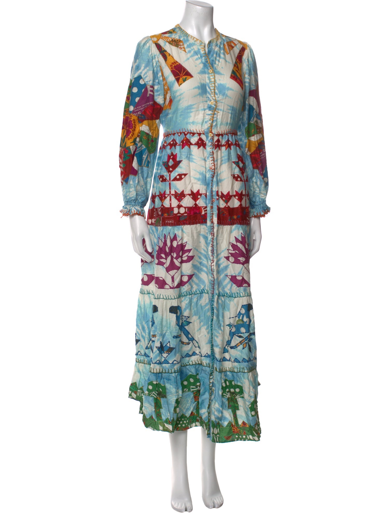 Farm Rio Printed Long Dress