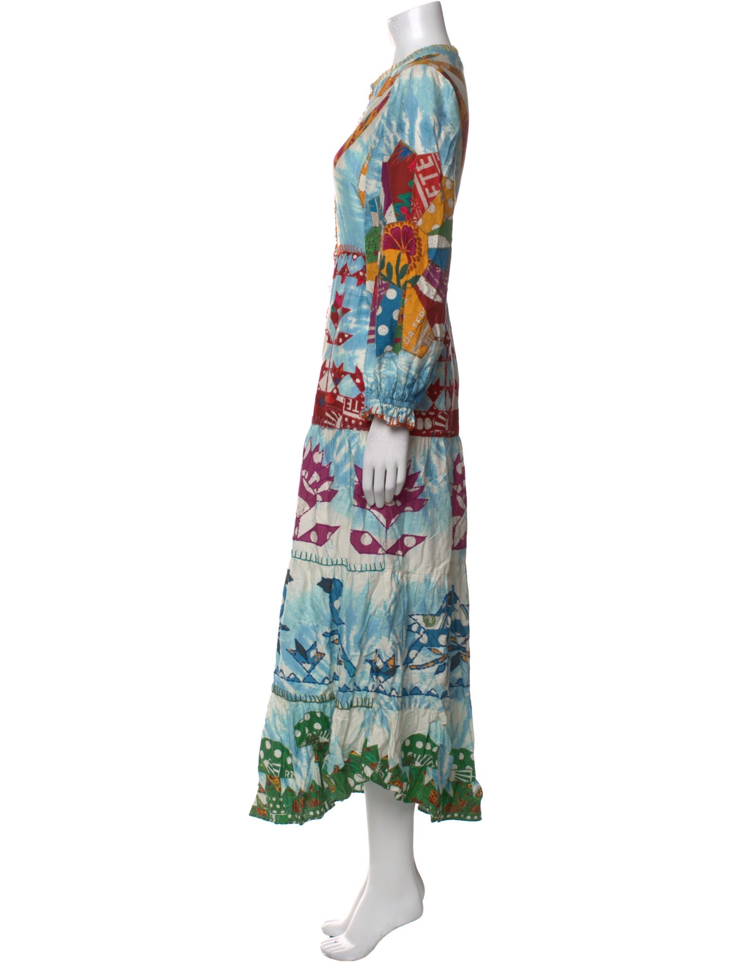 Farm Rio Printed Long Dress