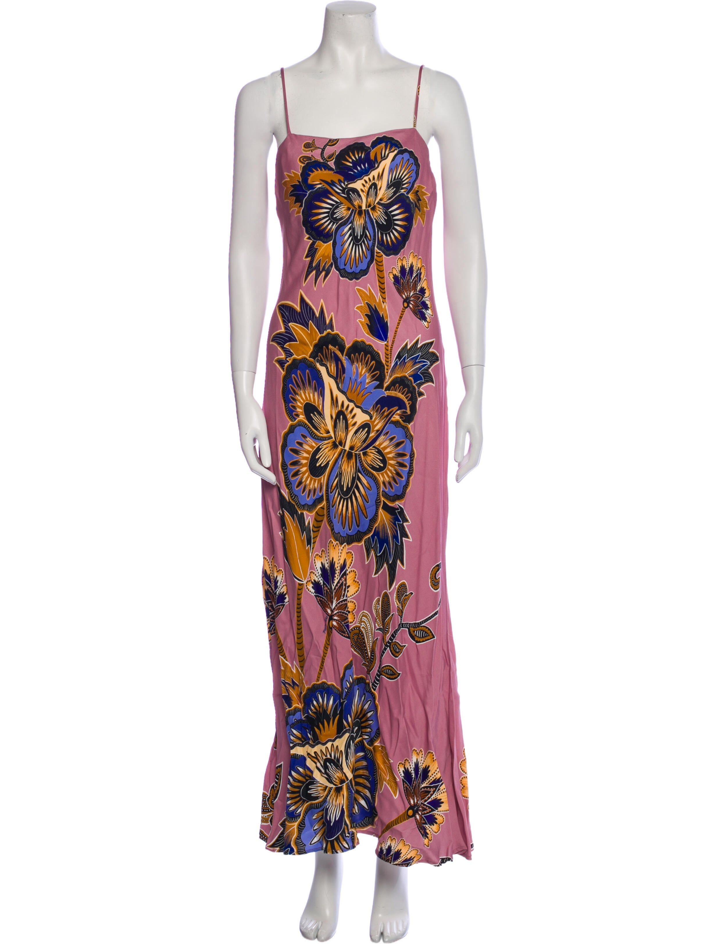 Farm Rio Floral Print Long Dress