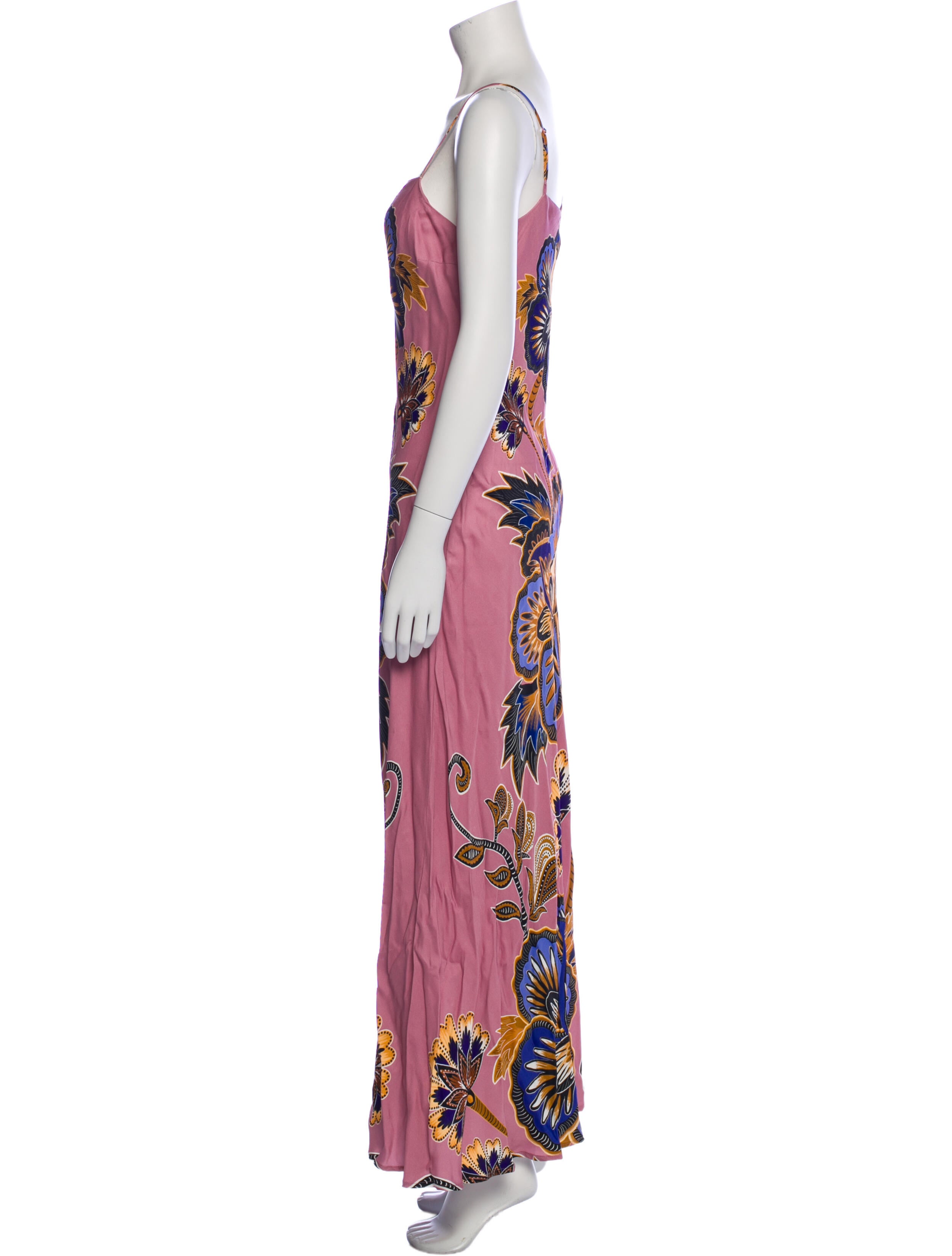 Farm Rio Floral Print Long Dress