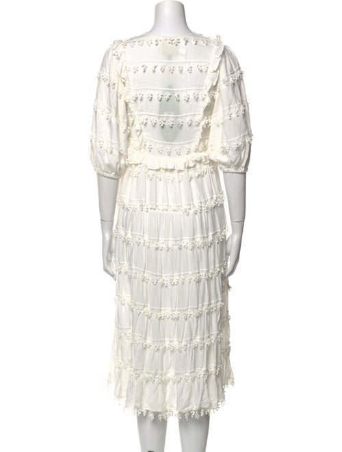 Farm Rio V-Neck Midi Length Dress