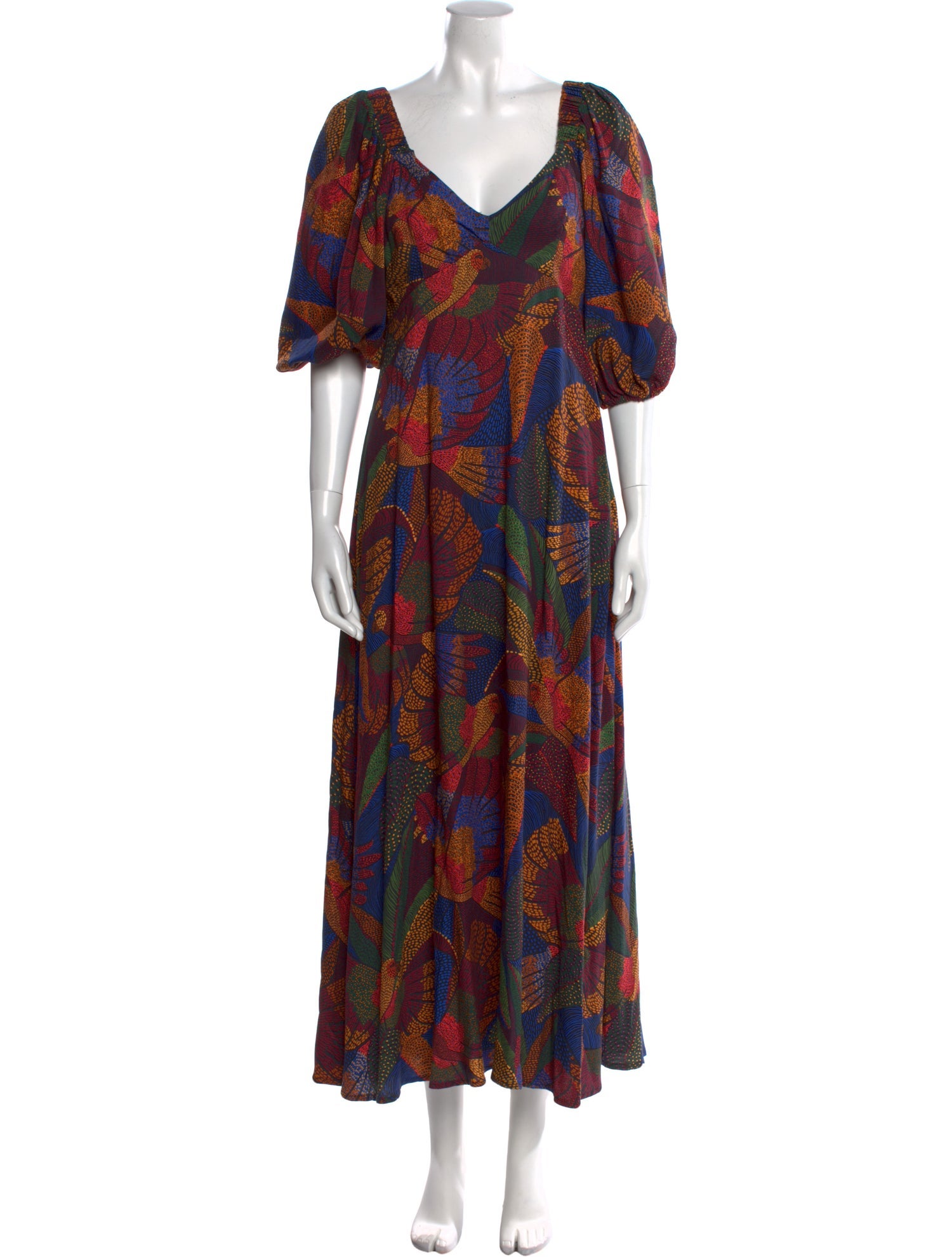 Farm Rio Printed Long Dress