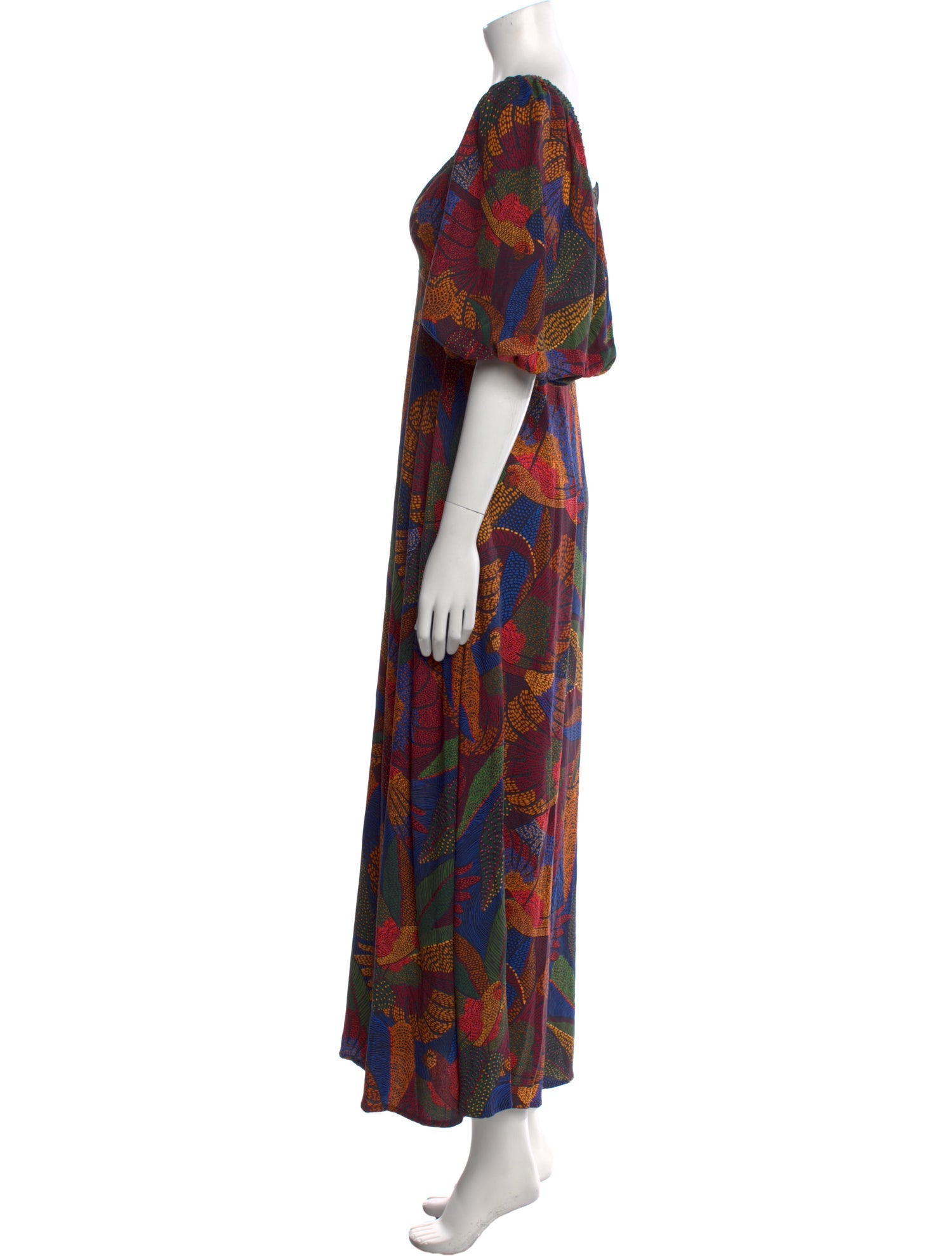 Farm Rio Printed Long Dress