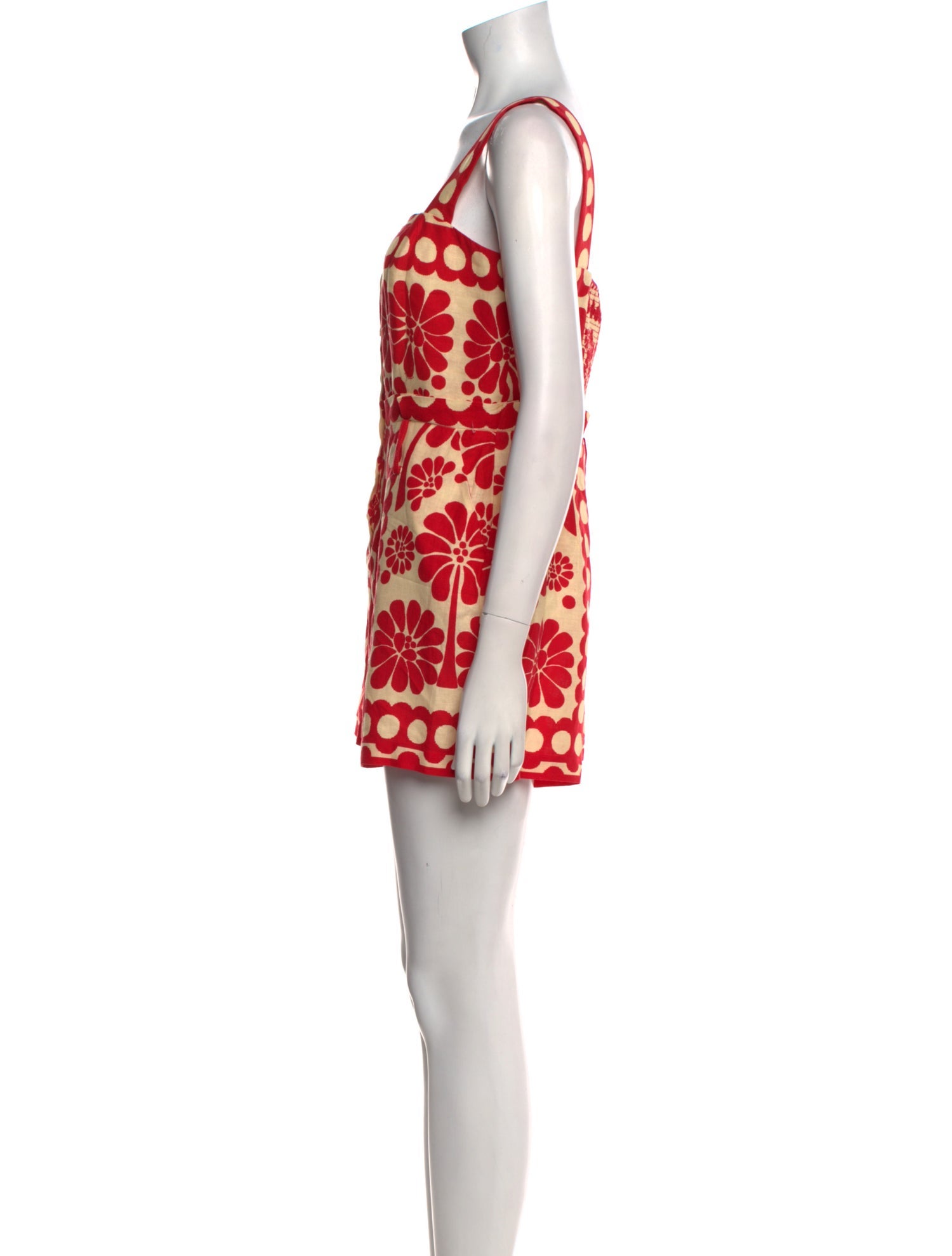 Farm Rio Linen Printed Romper