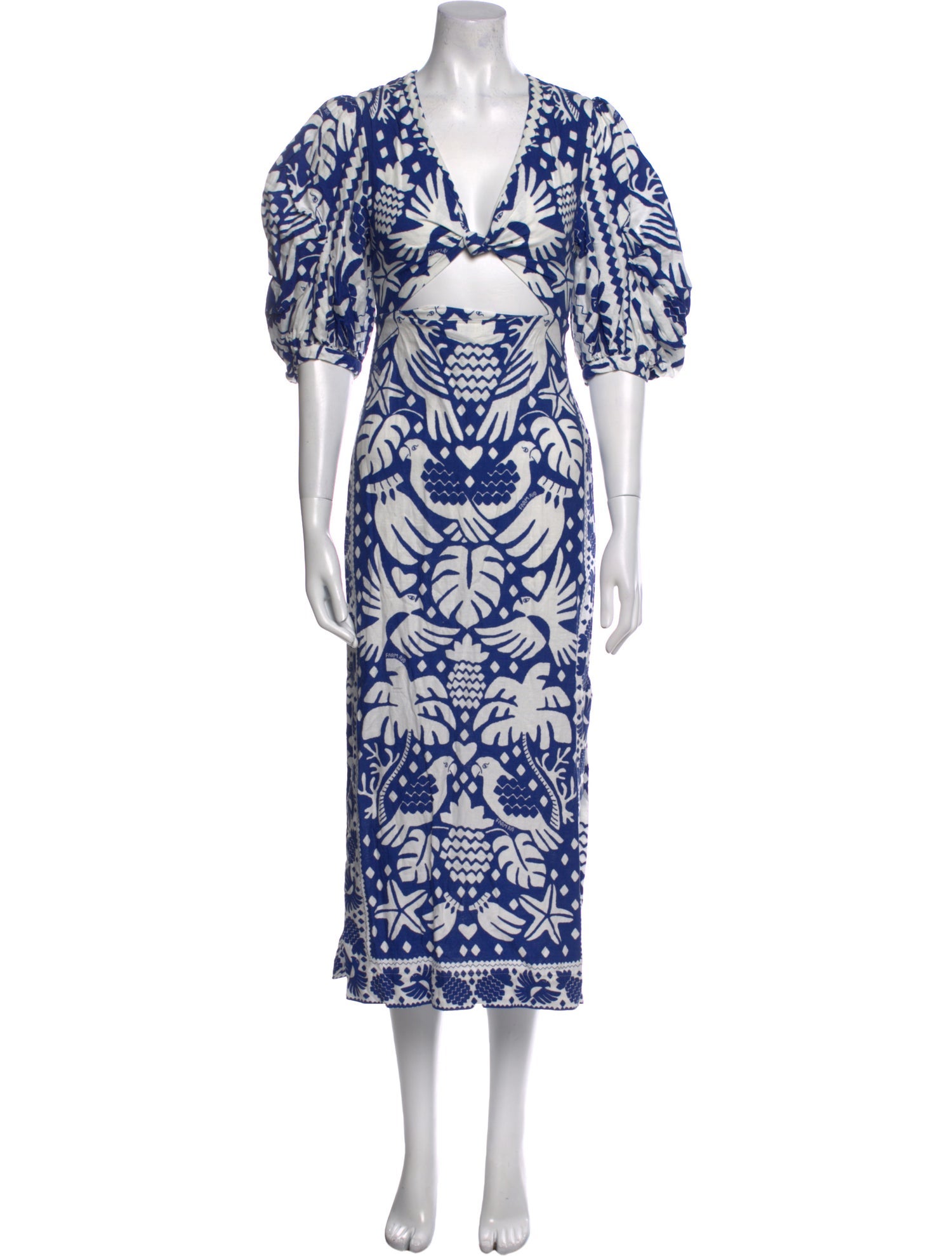 Farm Rio Printed Long Dress