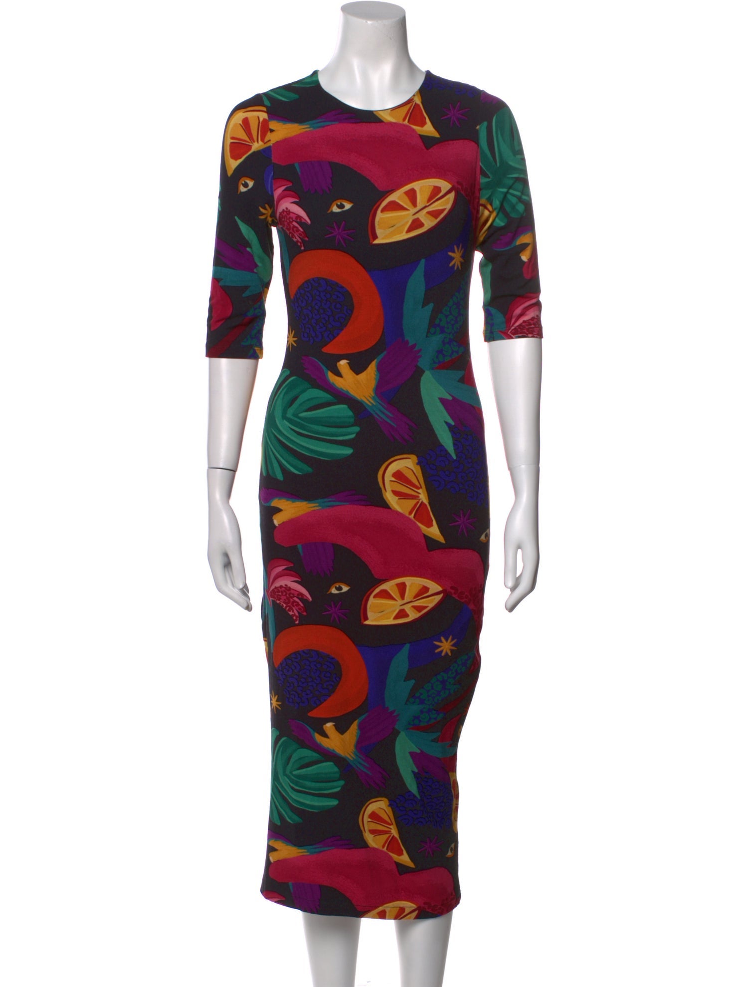 Farm Rio Printed Midi Length Dress