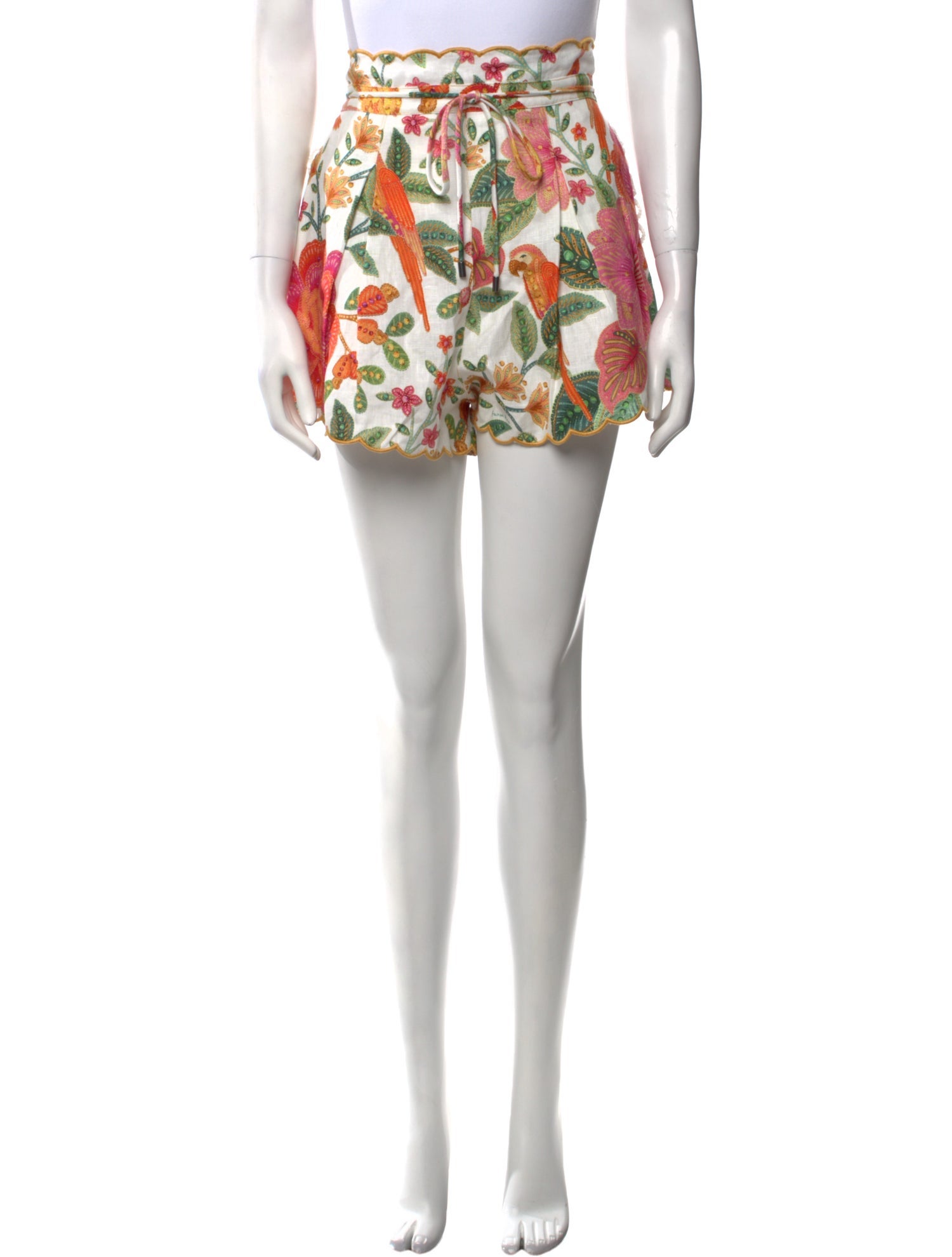 Farm Rio Linen Mini Shorts w/ Tags