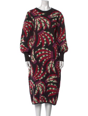 Farm Rio Printed Midi Length Dress