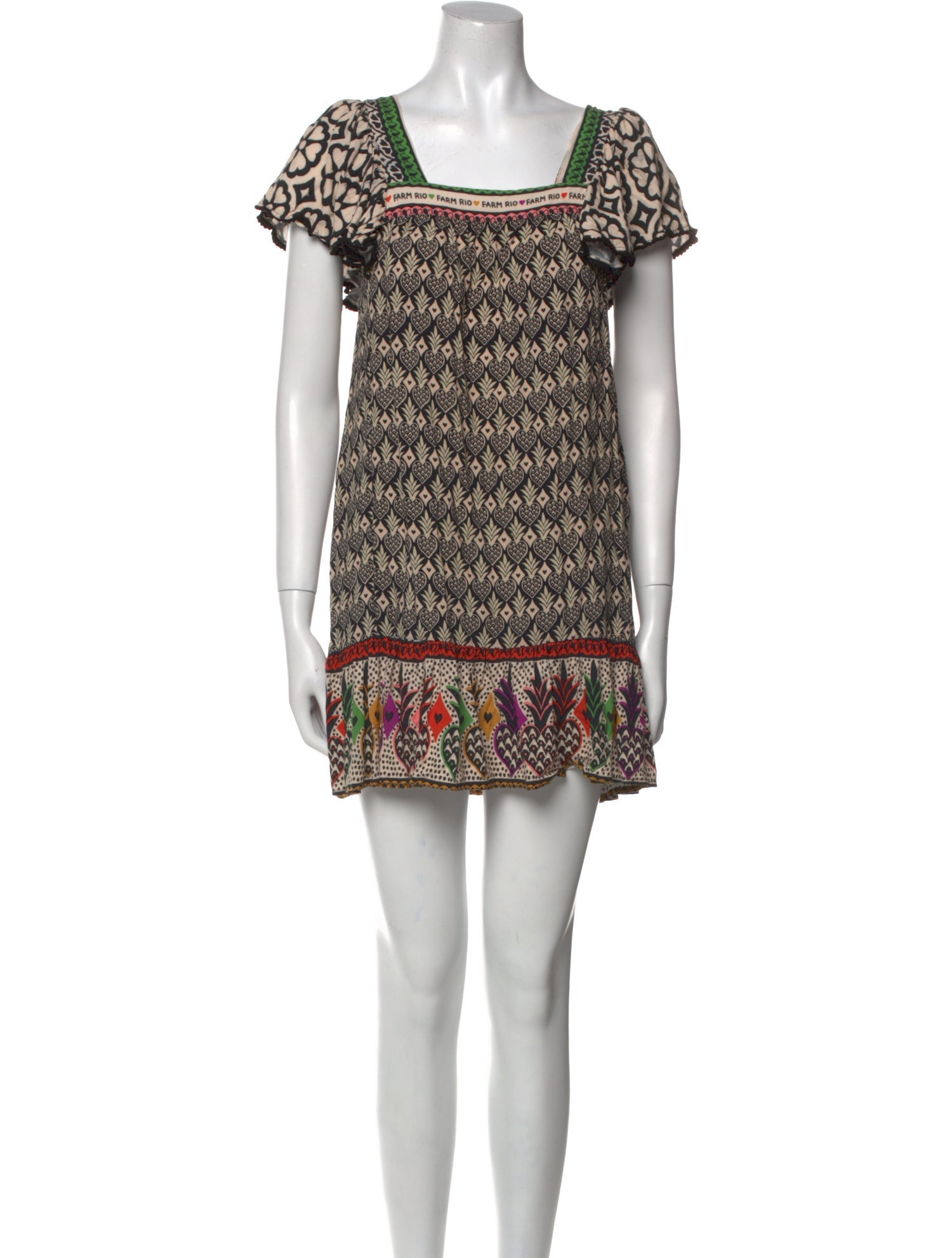 Farm Rio Printed Mini Dress