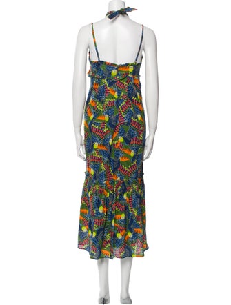 Farm Rio Printed Long Dress