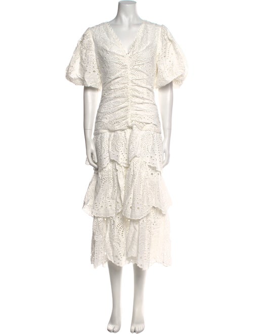 Farm Rio Floral Print Long Dress