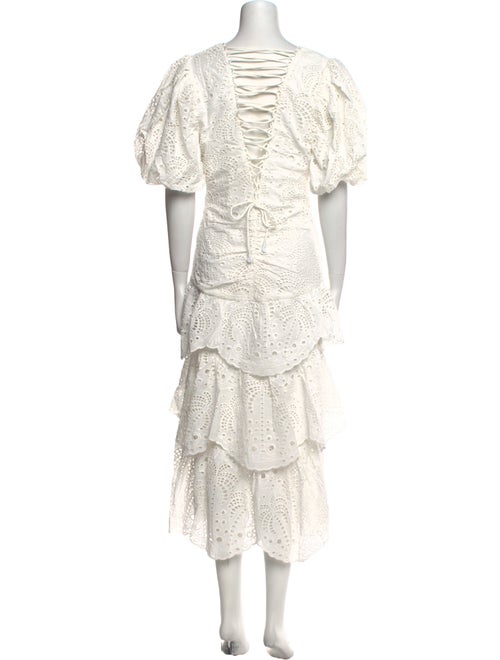 Farm Rio Floral Print Long Dress