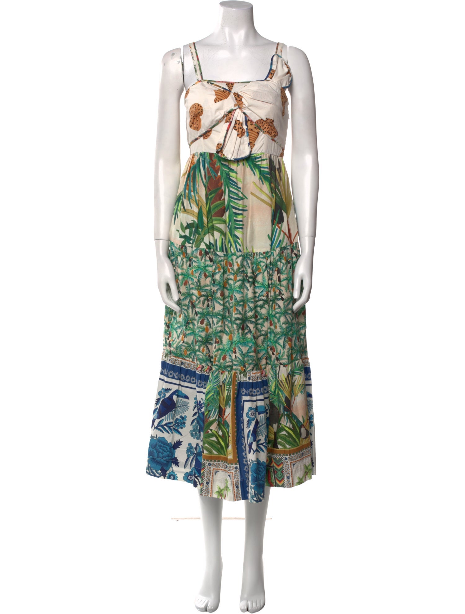 Farm Rio Printed Long Dress
