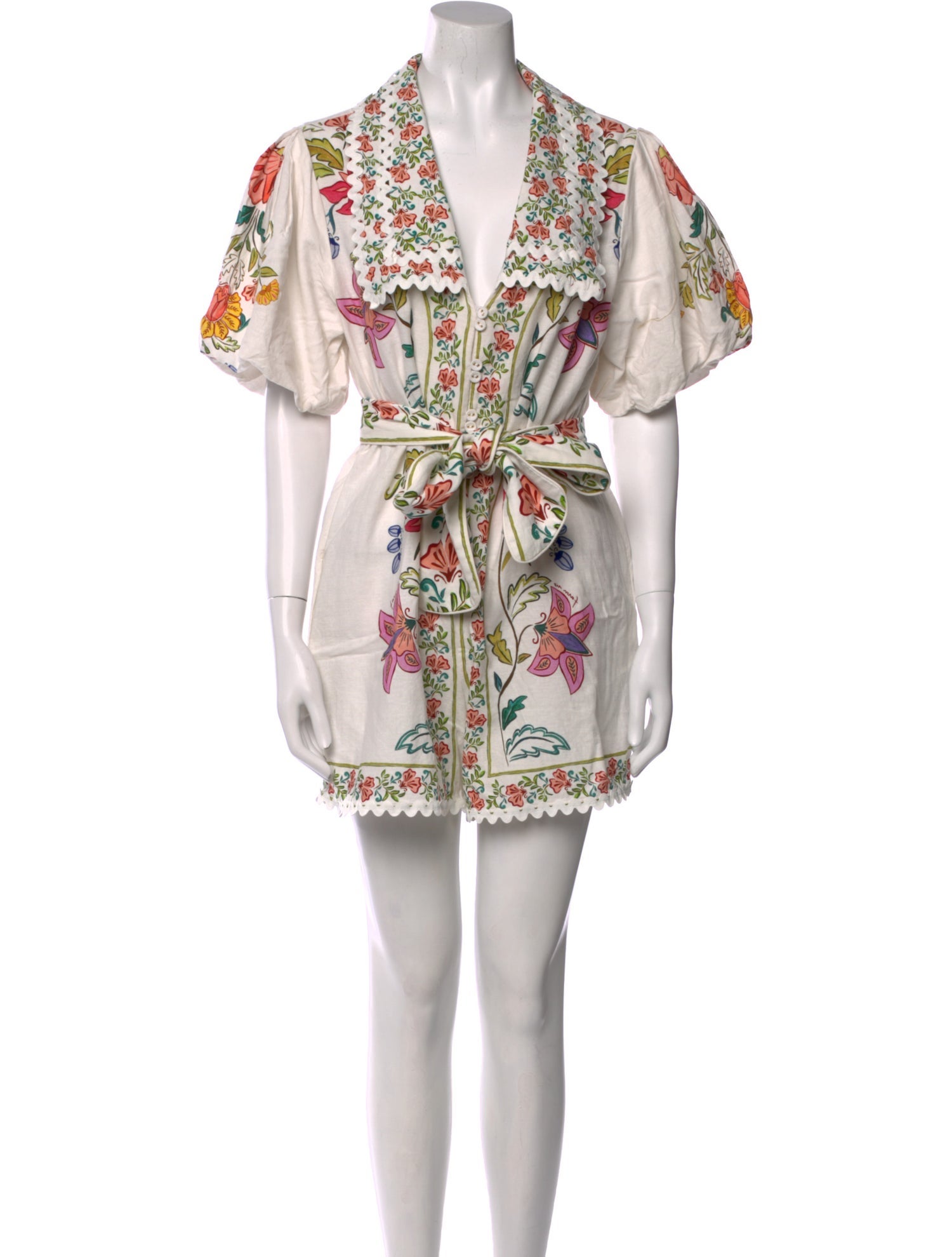 Farm Rio Linen Mini Dress