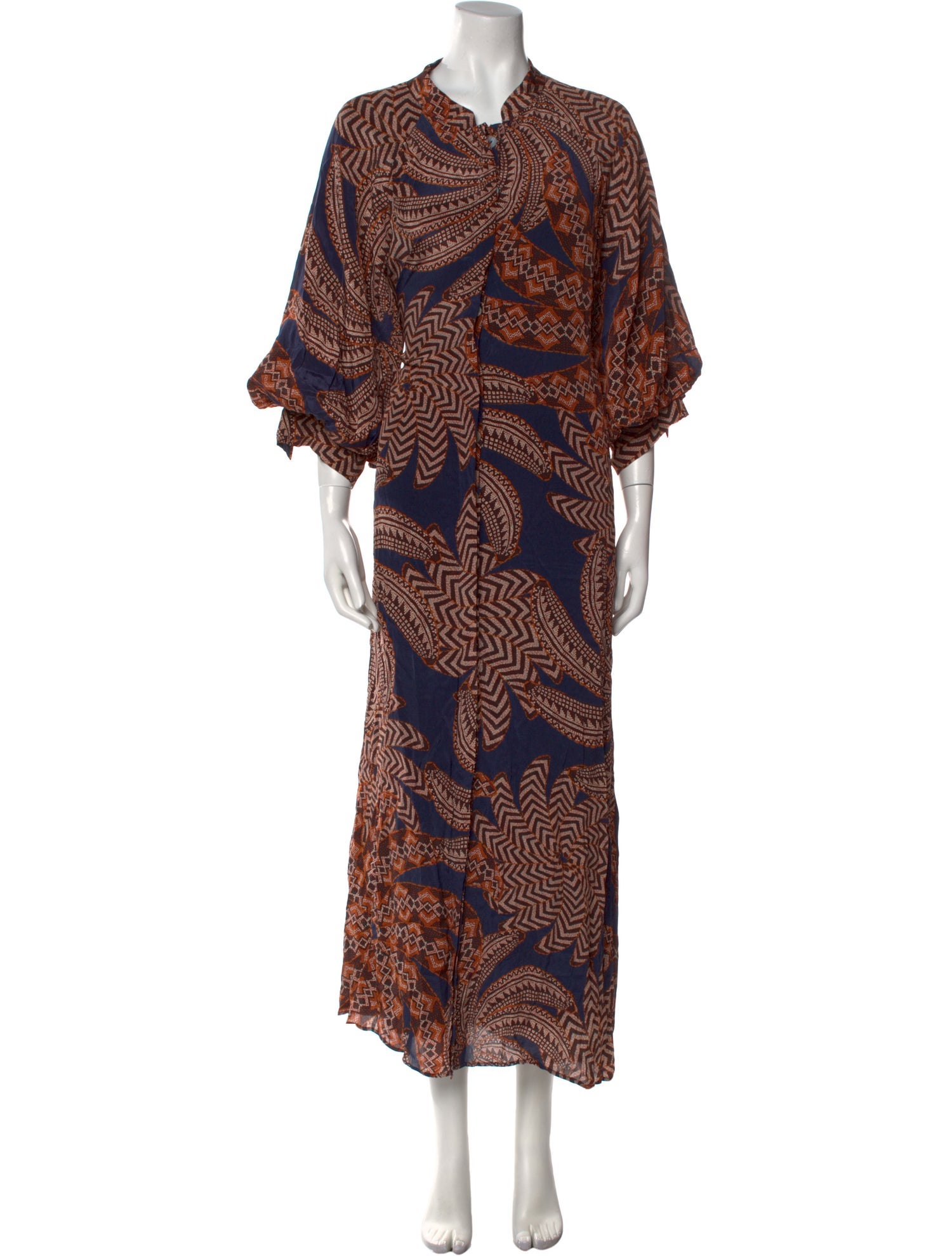 Farm Rio Printed Midi Length Dress