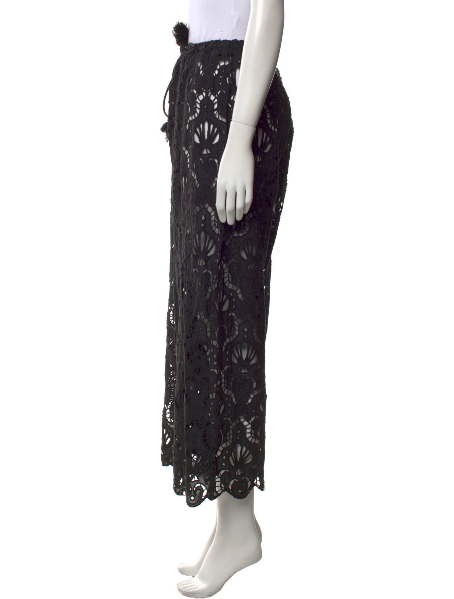 Farm Rio Lace Pattern Wide Leg Pants w/ Tags