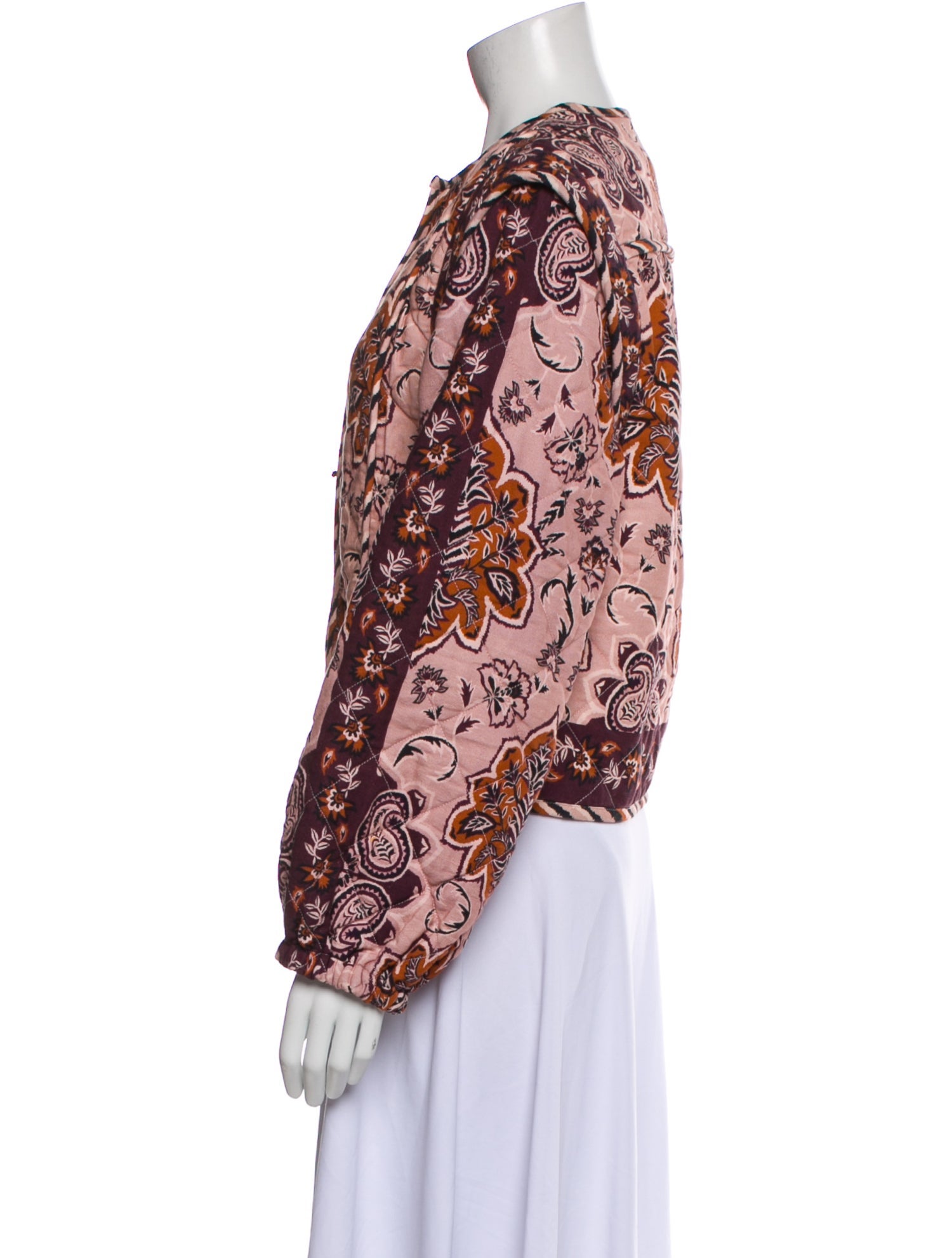 Farm Rio Floral Print Evening Jacket