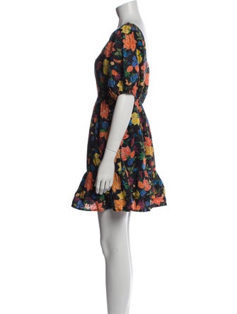 Farm Rio for Anthropologie Floral Print Mini Dress