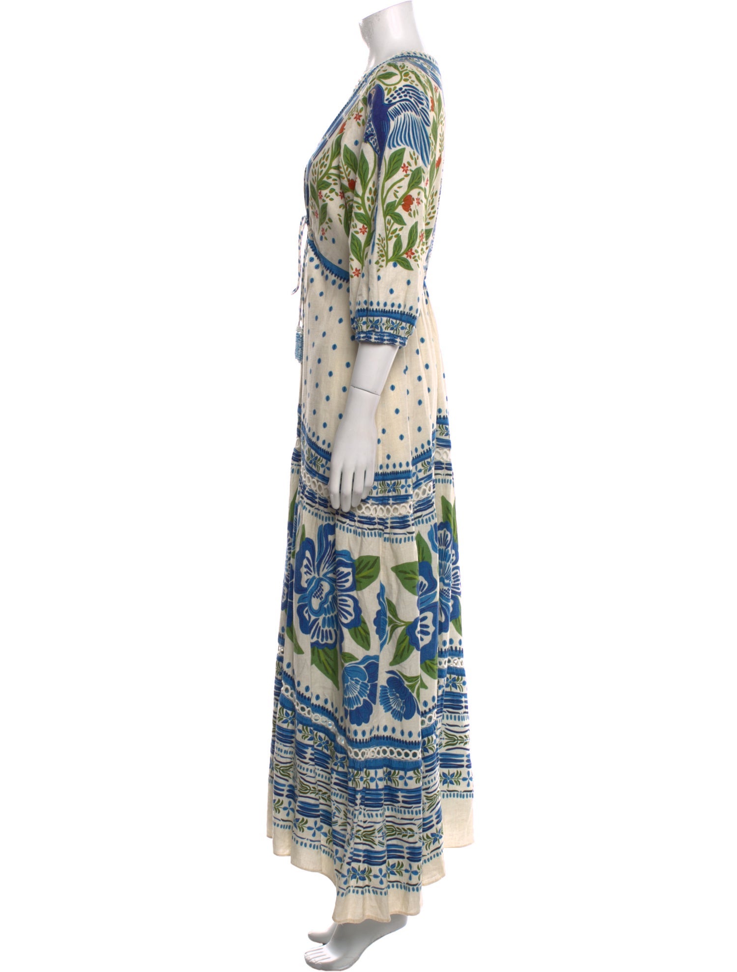 Farm Rio Printed Long Dress