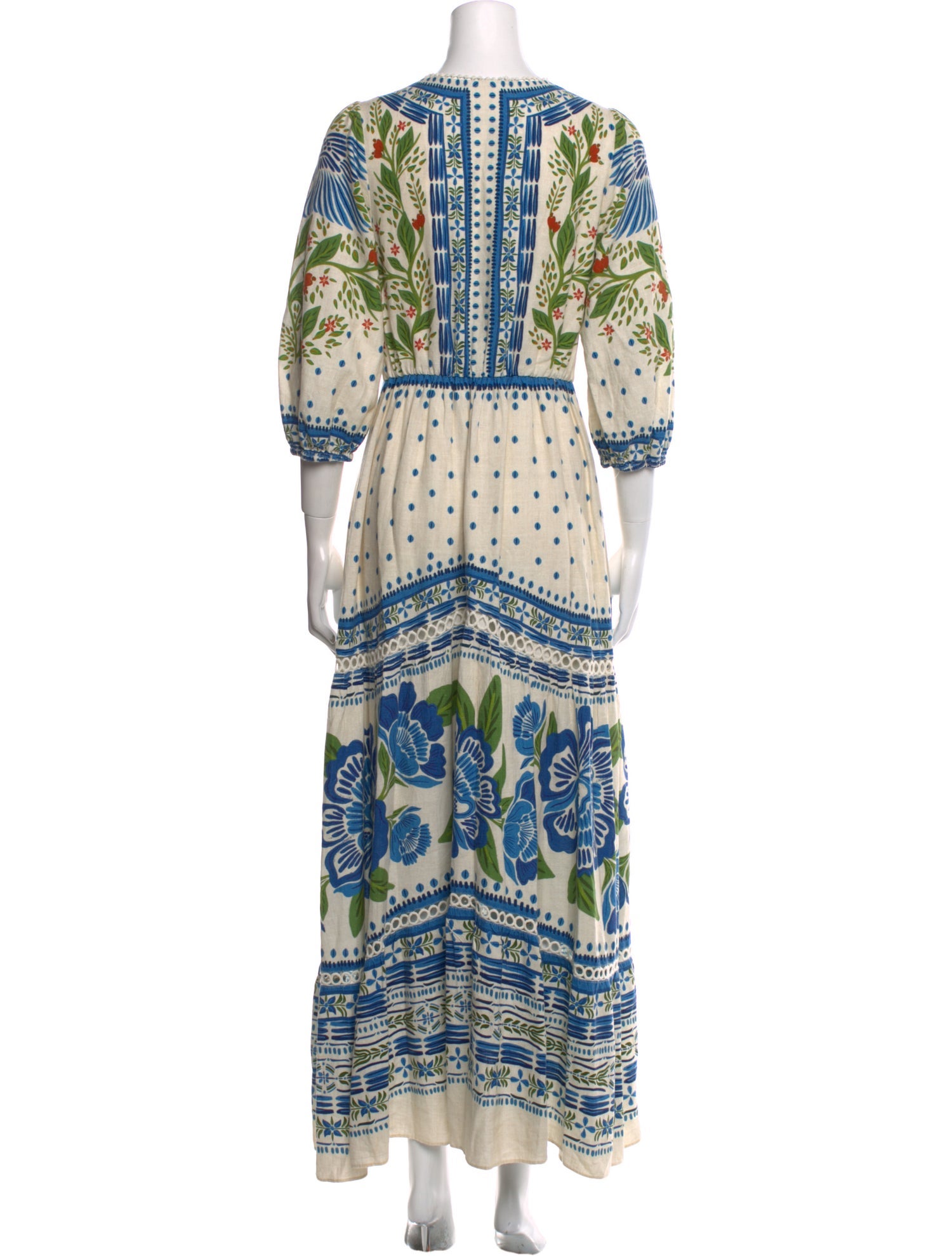 Farm Rio Printed Long Dress