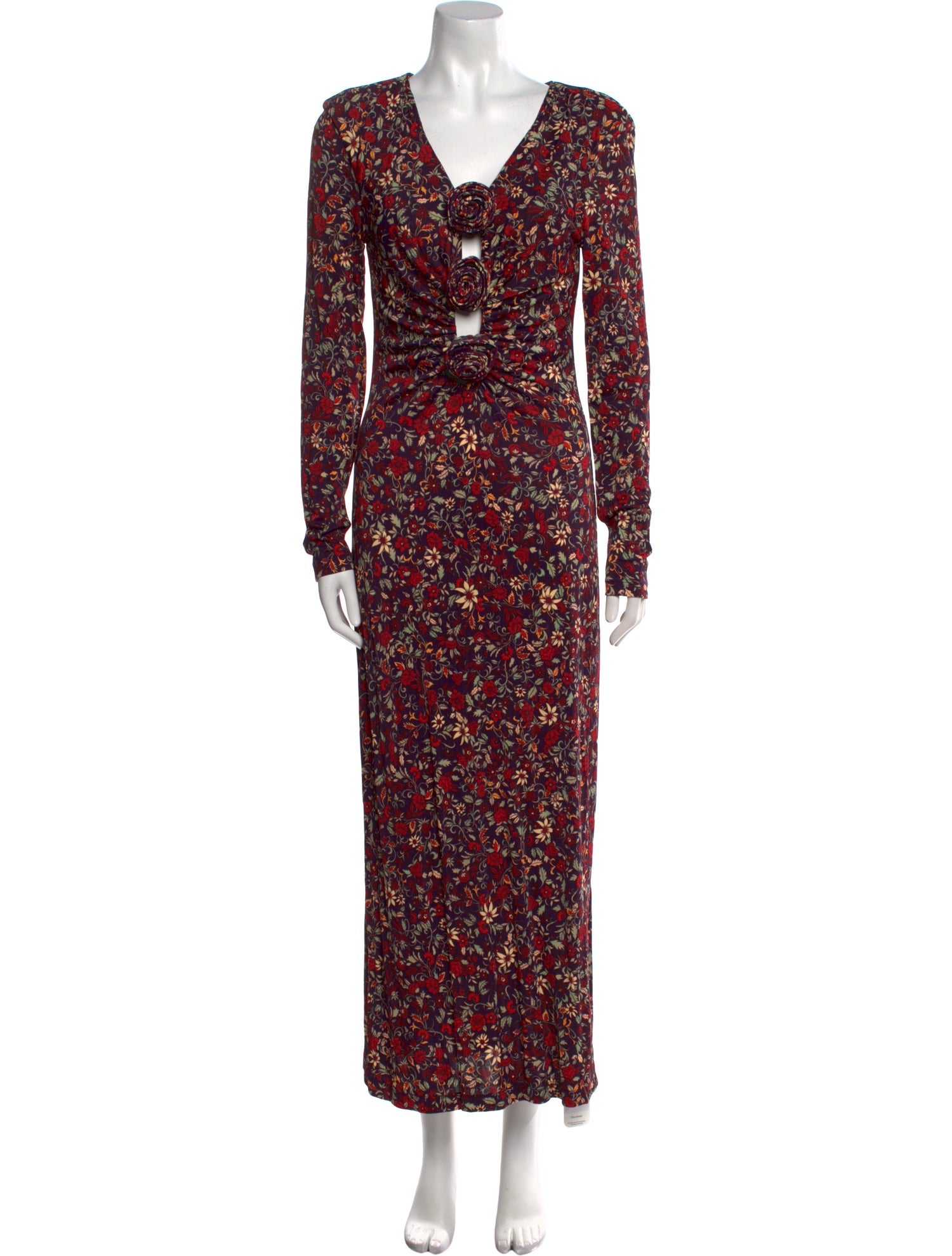 Farm Rio Floral Print Long Dress w/ Tags