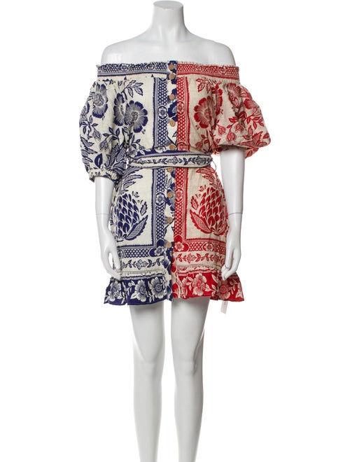 Farm Rio Printed Mini Dress