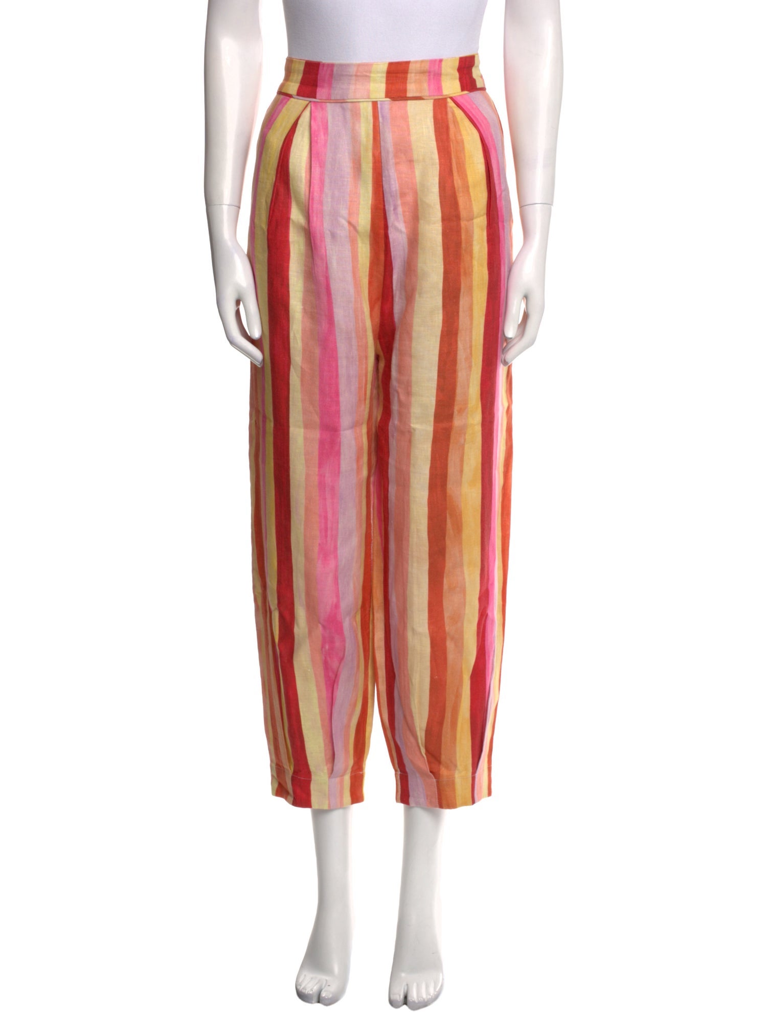 Farm Rio Linen Straight Leg Pants