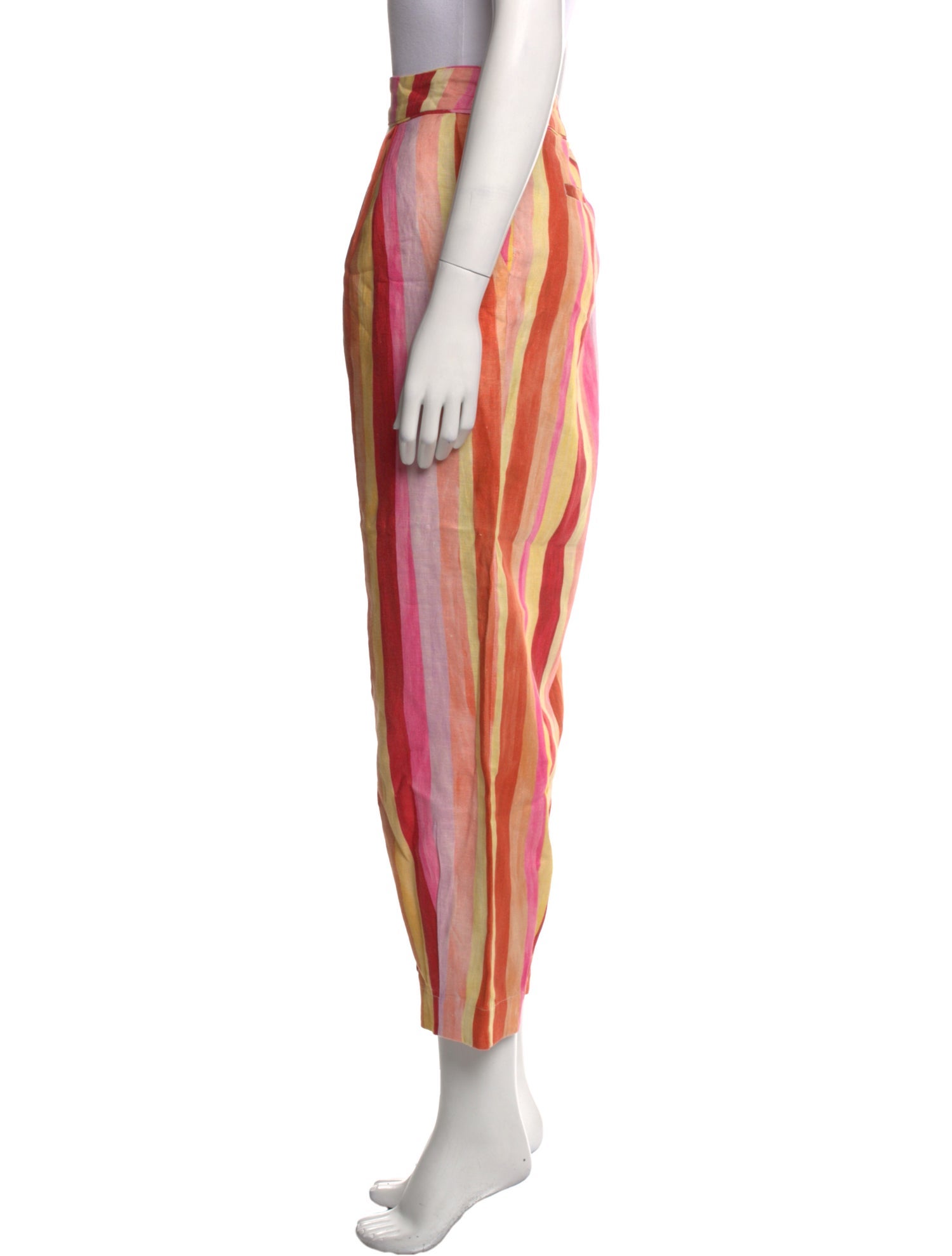 Farm Rio Linen Straight Leg Pants