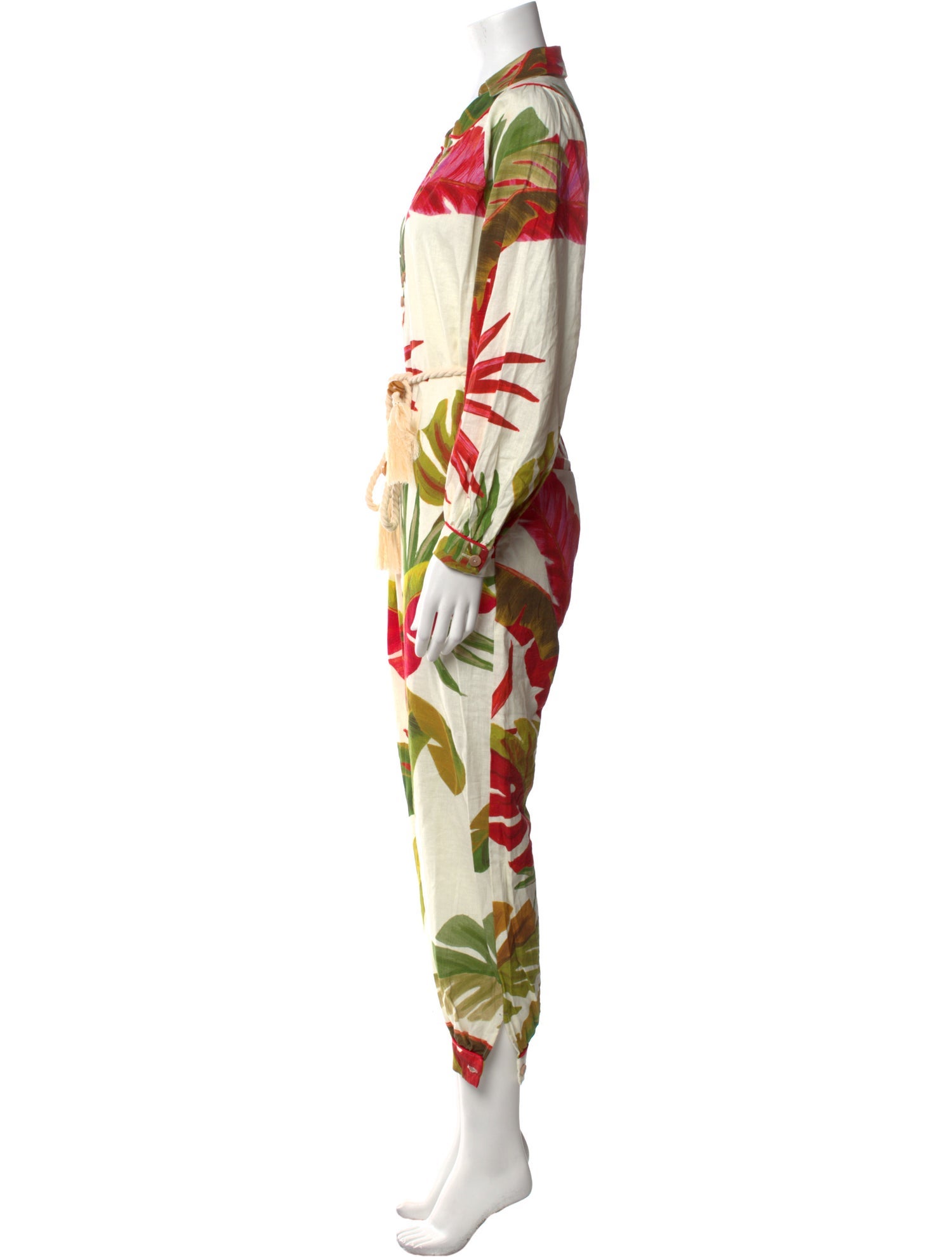 Farm Rio Linen Printed Jumpsuit