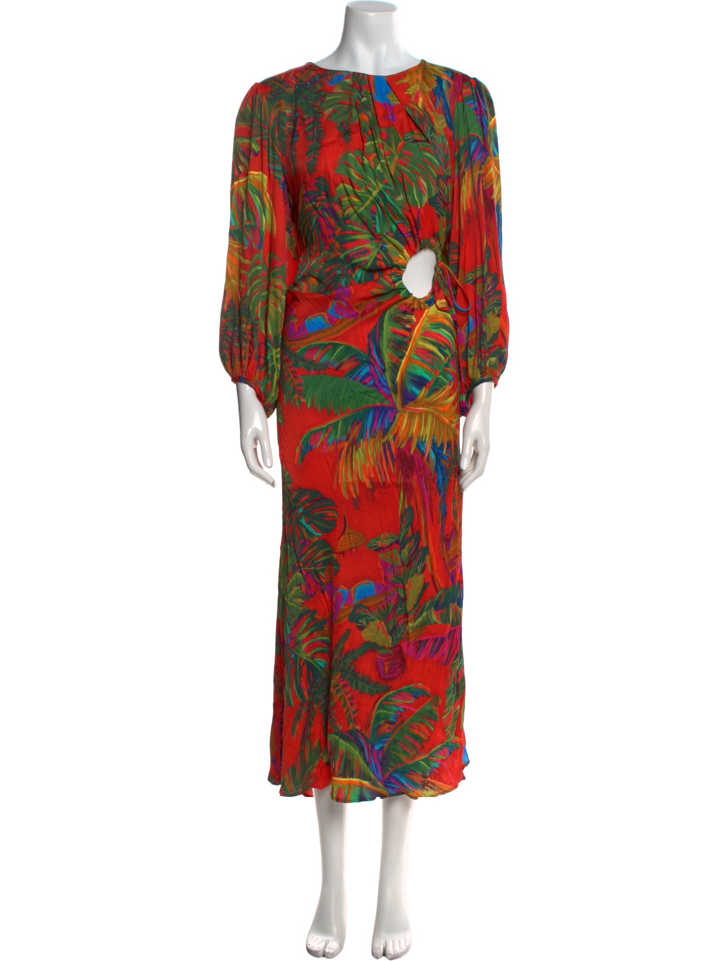 Farm Rio Printed Long Dress