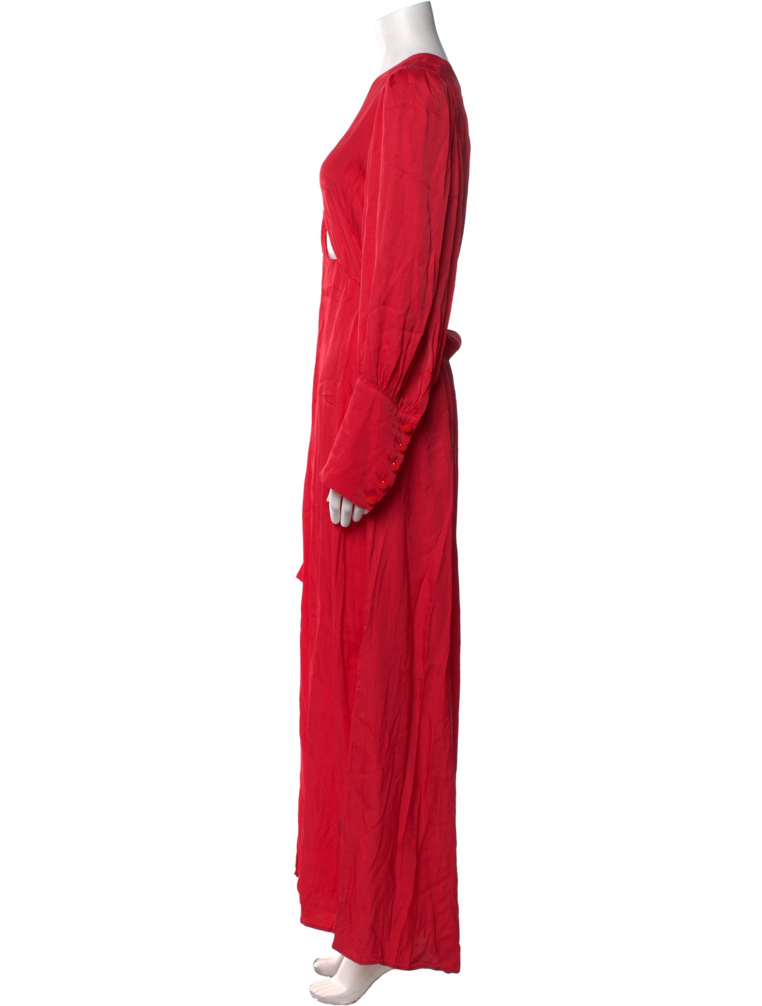 Farm Rio V-Neck Long Dress